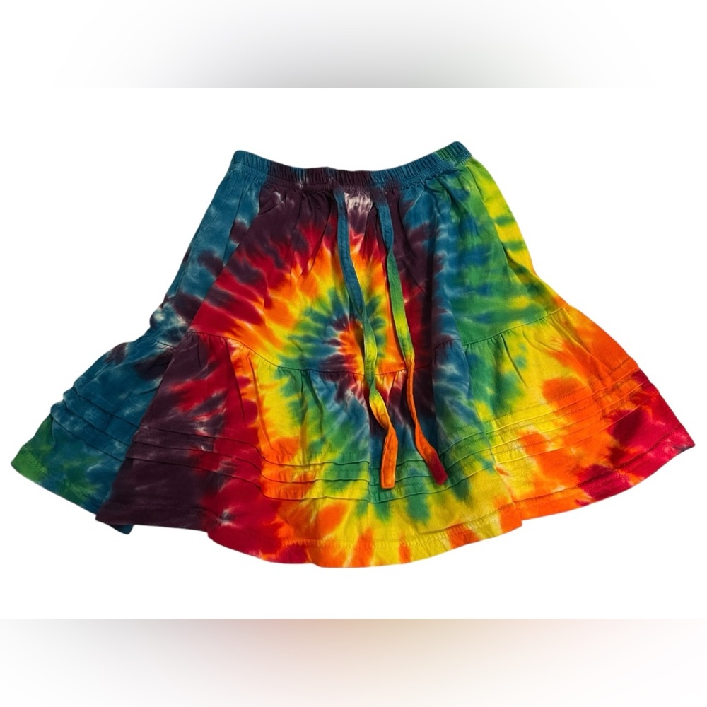 Colorful Tie-Dye Girl’s Skirt